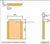 Achtersteen 328035 Barbas houtkachel Eco 52