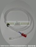 Kabel 302161B voor ventilator Barbas inzetkachels 42V 