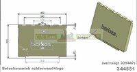 Achterwand 344551 Barbas houtkachel