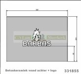 Achterwand 331855 Barbas houtkachel