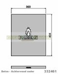 Achterwand 332461 Barbas Eco 90