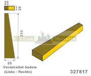 Bodemsteen 327817 255x55x25  Barbas houtkachel