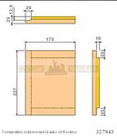 Achtersteen 327843 Barbas houtkachel