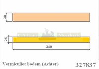 Bodemsteen 327837 340x38x25  Barbas houtkachel