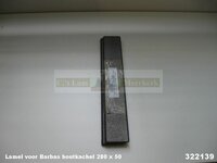 _Lamel 322139 voor Barbas houtkachel 280x50