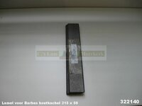 _Lamel 322140 voor Barbas houtkachel 315x50