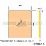 Achterwand 329614 Barbas houtkachel ECO