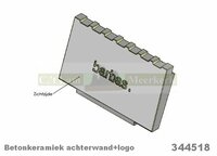 Achterwand 344518 Barbas houtkachel
