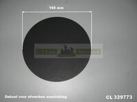 Deksel 168mm voor Barbas houtkachel CL329773