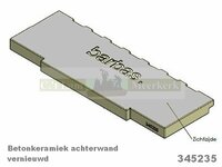 Achterwand 345235 Barbas houtkachel
