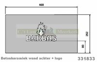 Achterwand 331833 Barbas houtkachel