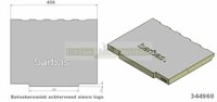 Achterwand 344960 Barbas houtkachel