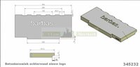 Achterwand 345232 Barbas houtkachel