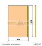 Achterwand 330757 Barbas houtkachel Energa