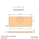 Remplaat 327794 Barbas houtkachel cuatro