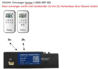 AB Symax 2- Ontvanger B6R-R8P (vanaf 31-1-2017) 341644 Barbas