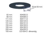 Kachelpijprozet Blauw gegloeid