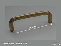 Handgreep 311784 Barbas Elan liftdeur messing