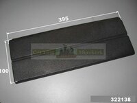 _Lamel 322138 voor Barbas houtkachel 395x100