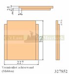 Isolatieplaat 327852 als lamel voor Barbas houtkachel