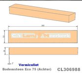 Bodemsteen CL306988 285x53x30  voor Barbas houtkachel ECO 75 alternatief