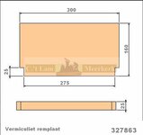 Remplaat 327863 voor Barbas houtkachel ECO 40