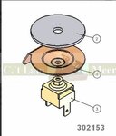 Clickson 302153 (thermostaat) voor Barbas houtinzetkachel en enkele oudere gasinzet