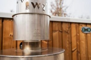 ABCAT HOTTUB houtrookfilter RVS Ø125mm